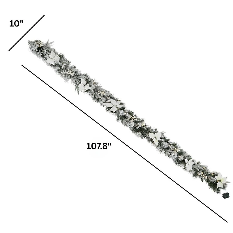 Watson Pre-Lit Christmas Garland  - 9'