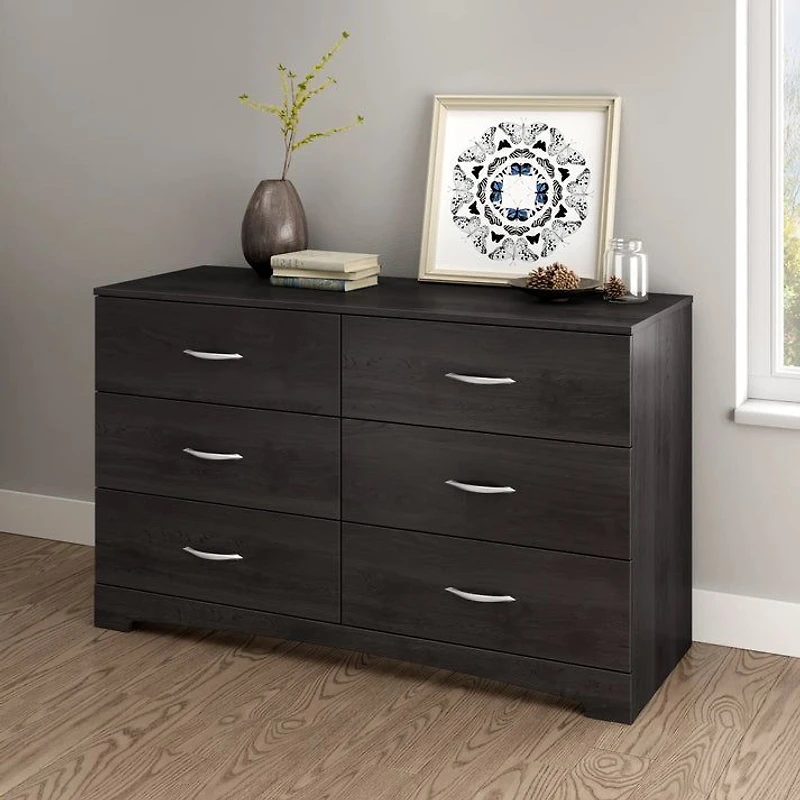 Step One 6-Drawer Dresser - Grey