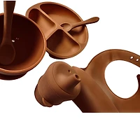 Nala Toddler Full Dinnerware Set - Clay by Beba
