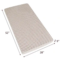 Bamboo Muslin Fitted Crib Sheet - Checkered by Beba