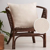 Tweed Coussin en jacquard