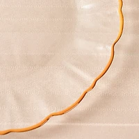 Elegance Orange Rim Dinner Plate - 27.5cm