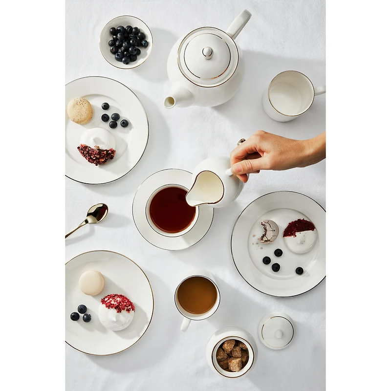 Maxwell & Williams White Gold Sugar & Creamer Set