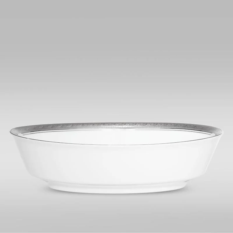 Crestwood Platinum Oval Vegetable Bowl par Noritake