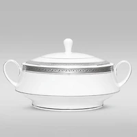 Crestwood Platinum Covered Vegetable Server by Noritake