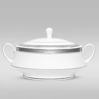 Crestwood Platinum Covered Vegetable Server by Noritake