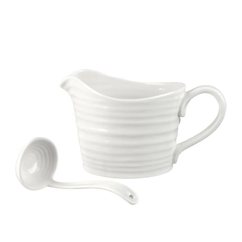 Sophie Conran Gravy Boat & Ladle Set by Portmeirion