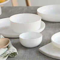 S&Co Oslo Opal Glass bols à collation, Ensemble de 4 