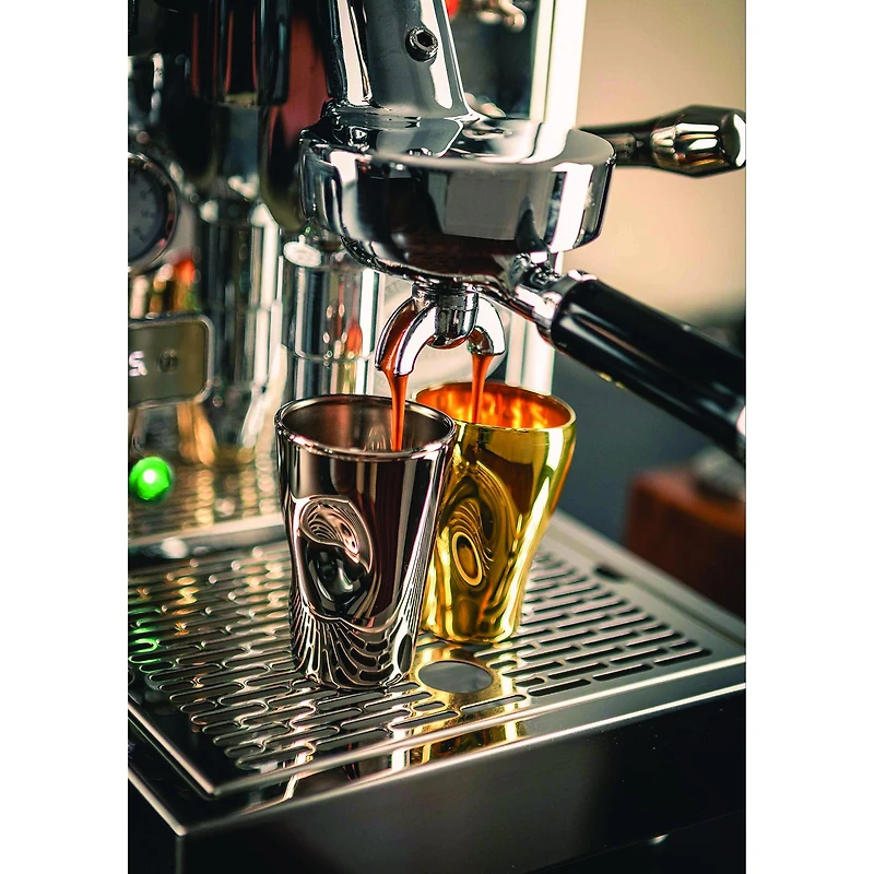 Ensemble de 2 tasses à espresso dorées « Unik »
