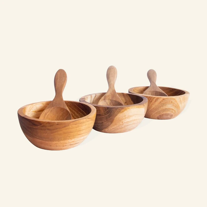 Spice Jars with Tray, Set of 3  