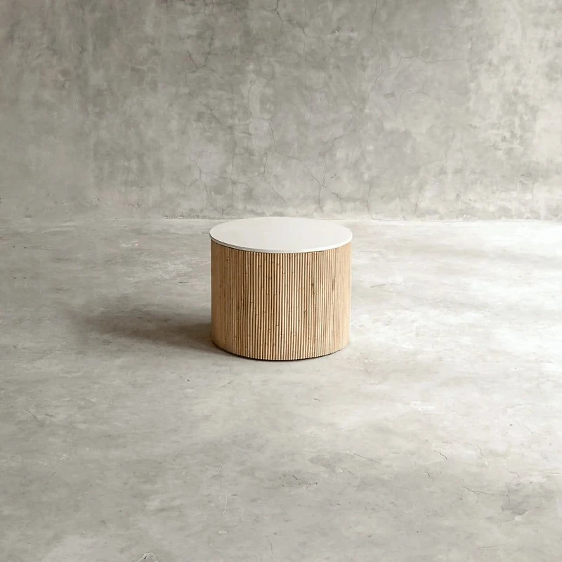 Marseille Large Side Table – White  