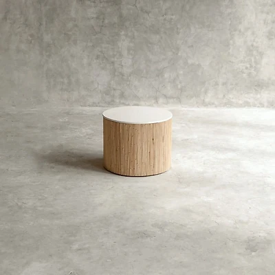 Marseille Large Side Table – White  