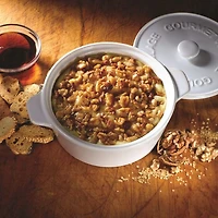 Baker White Ceramic Brie Maple Walnut Kit