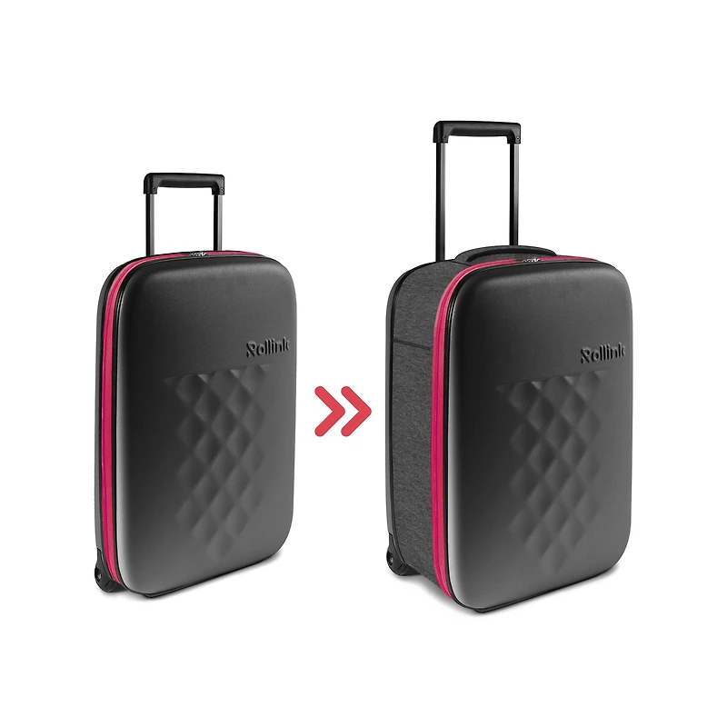 Rollink Flex Earth Carry-on Luggage 20", Pink