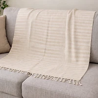 Caligo Throw, 50 x 60" - Natural/Beige