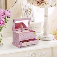 Mele and Co Kerri Musical Fairy Jewellery Box - Pink