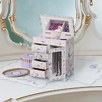 Mele and Co Liliana Musical Ballerina Jewellery Box - Lilac