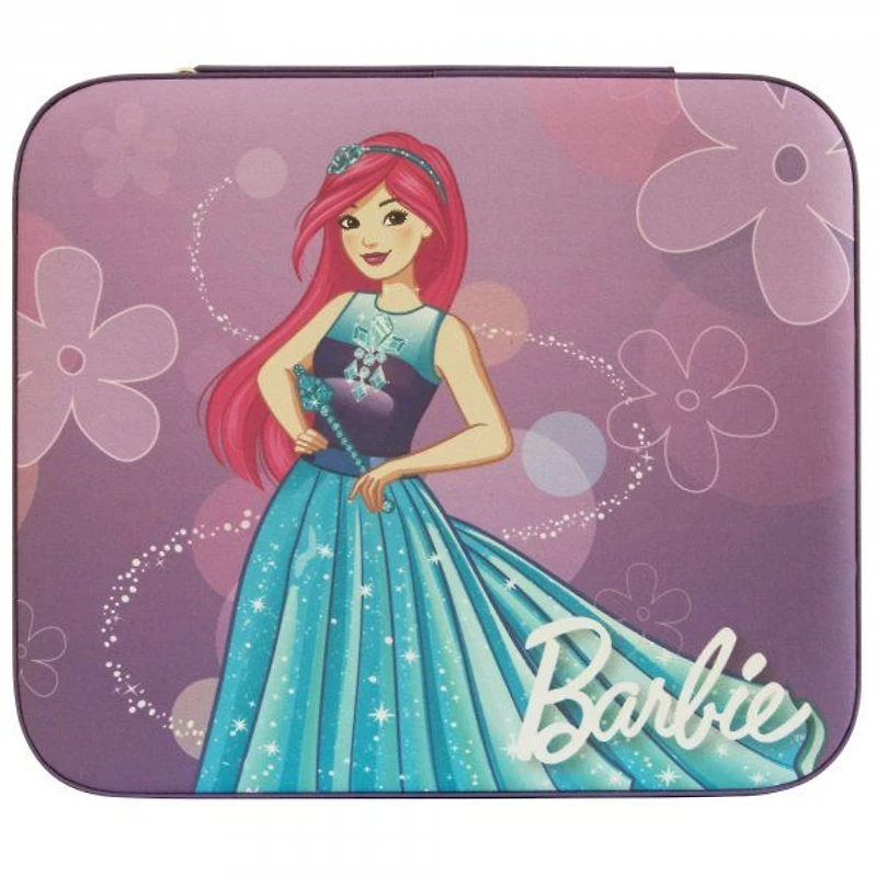 Mele and Co Barbie Flower Vegan Leather Jewellery Case