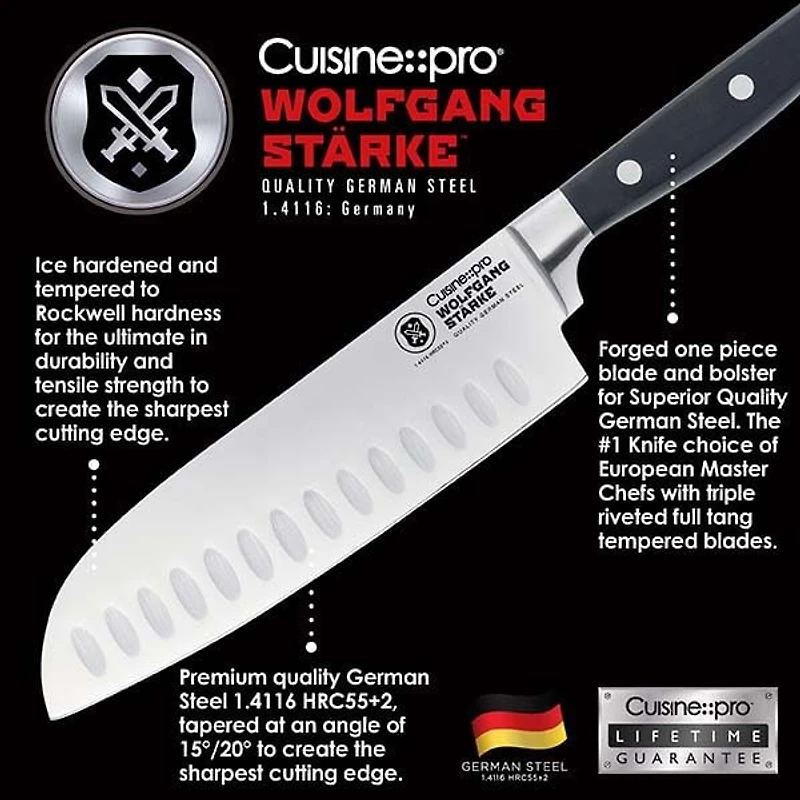 Wolfgang Starke Santoku Knife 12.5cm