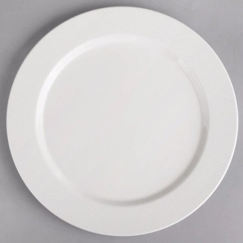 Assiette plate Easy blanche