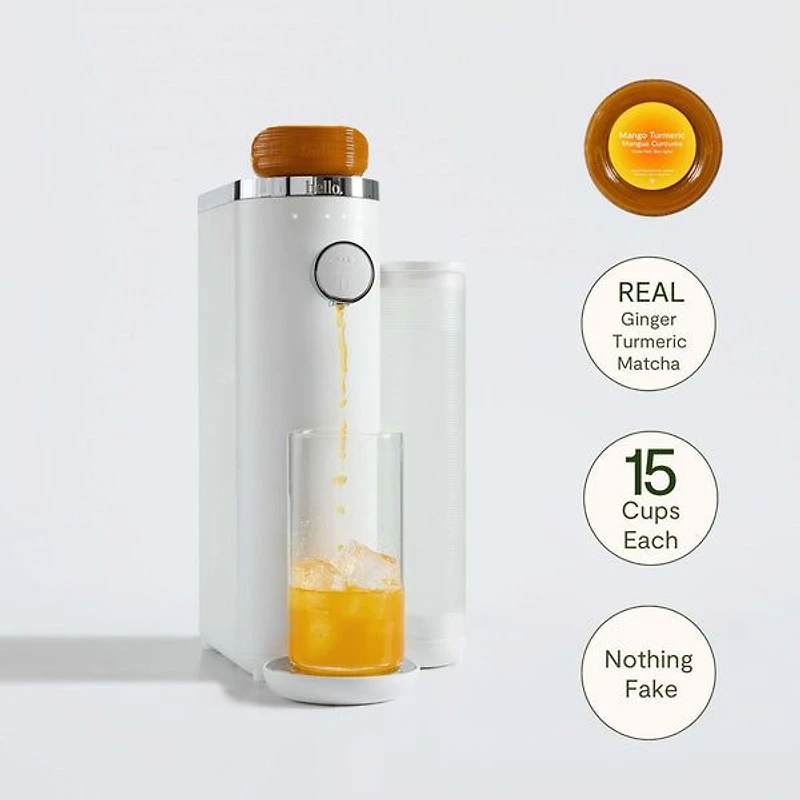 Bello Home Trousse de démarrage — Machine de comptoir de filtration et d'infusion de saveurs