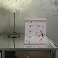 Mele and Co Cristiana Musical Ballerina Jewellery Box - White