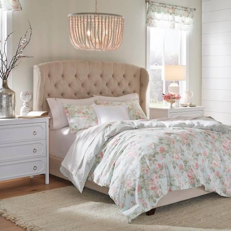 Laura Ashley Madelynn Ensemble de housse couette en coton