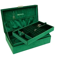 Mele and Co Jewel Jewellery Box in Emerald