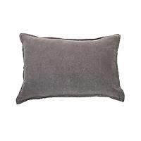 Linen Stone Wash  Pillow Sham - Charcoal