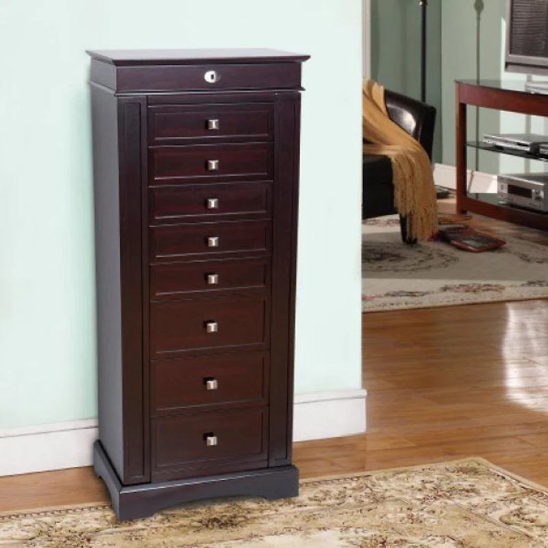 Mele and Co Olympia Wooden Jewellery Armoire