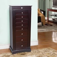 Mele and Co Olympia Wooden Jewellery Armoire