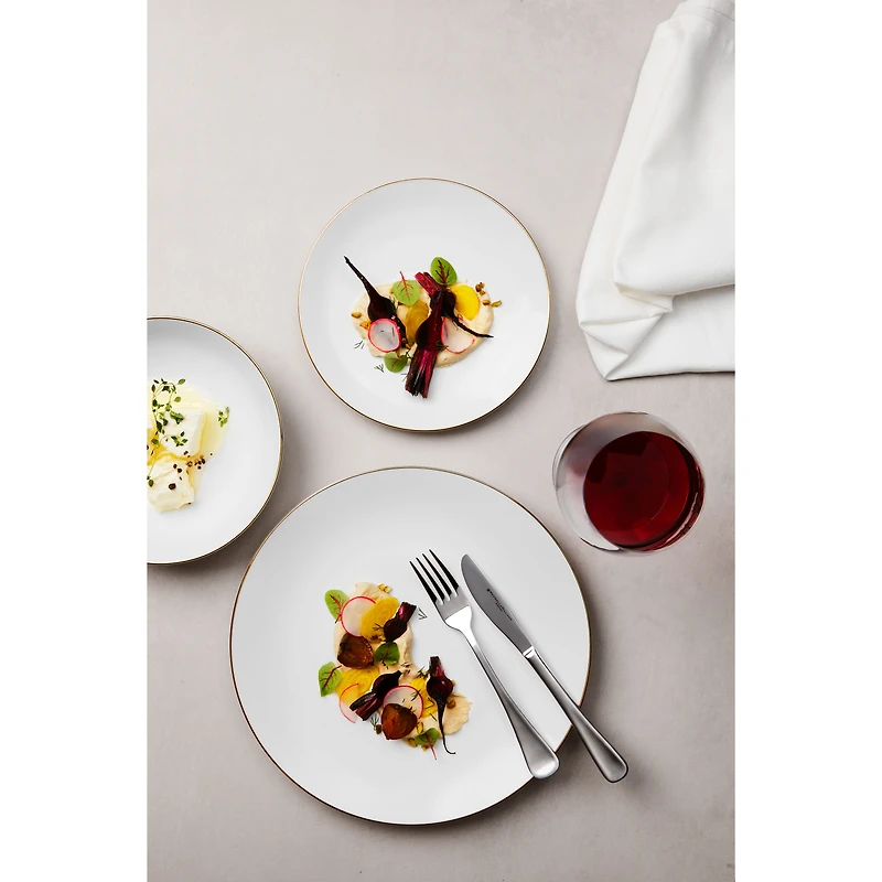 Maxwell & Williams White Gold 12-Piece Coupe Dinner Set