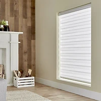 Stores déroulables luxueux à toile alternée jour et nuit « Transition » - lin