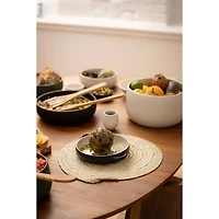 Ensemble de 4 assiettes de table avec poignées