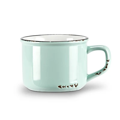 Vintage Cappuccino Mug - Green