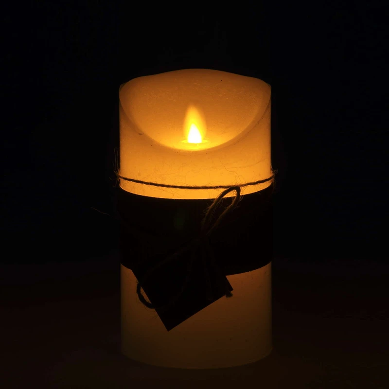 LED Candle 3" x 5.5" - White