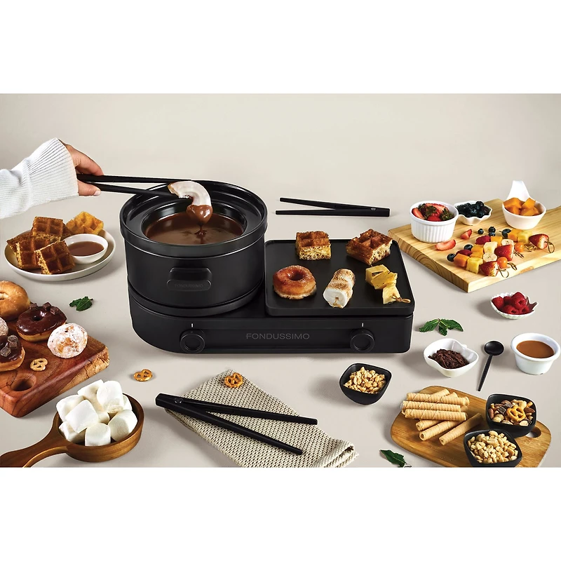 Ensemble de fondue « Dip & Grill »