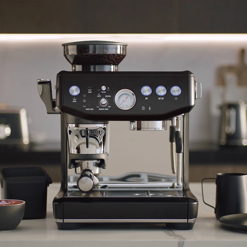 Breville the Barista Express® Impress Machine à espresso - Truffe noire