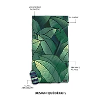 Serviette de plage en microfibre - Grandeur nature