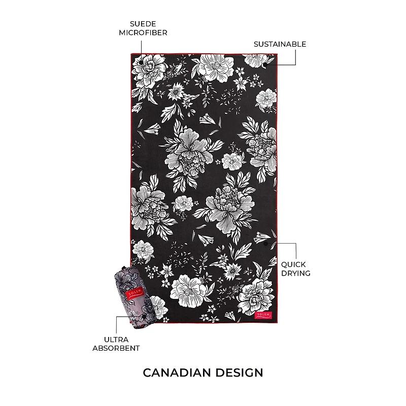 Microfiber Beach Towel - Simone