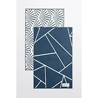 Microfiber Refined Dish Towels, Set of 2