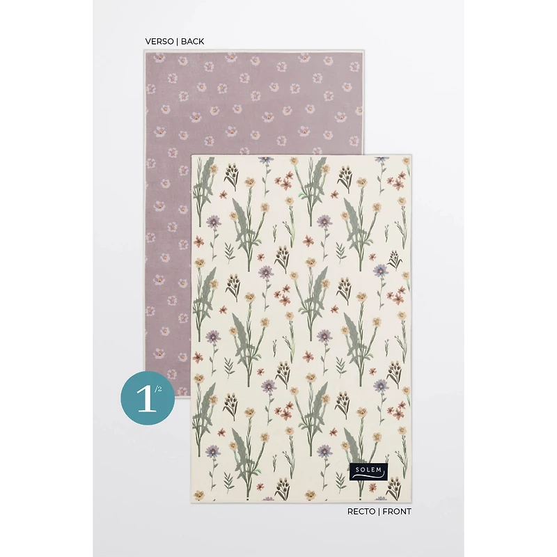Microfiber Dish Towels - Sweet Bloom, Set of 2