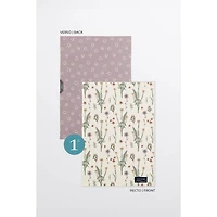 Linges pour vitres et miroirs en microfibre - Douce floraison, ensemble de 4