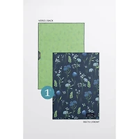 Linges pour vitres et miroirs en microfibre - Inspiration fleurie, ensemble de 4