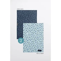 Linges pour vitres et miroirs en microfibre - Inspiration fleurie, ensemble de 4