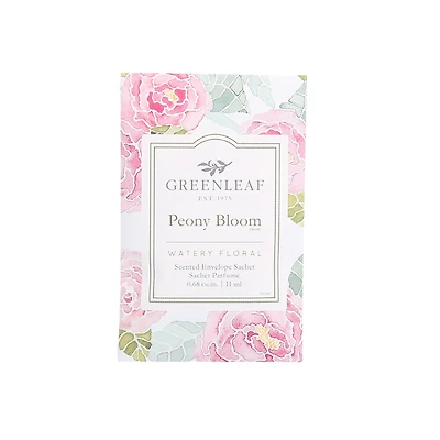 Small Peony Bloom Scented Sachet by Greenleaf