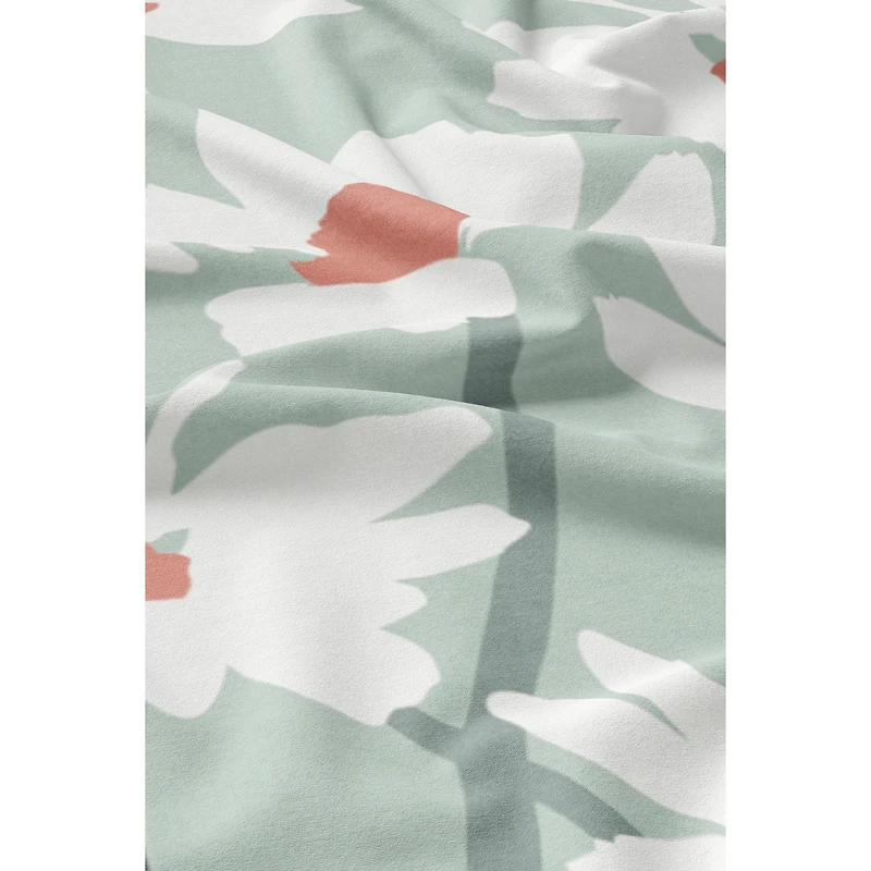 Microfiber Breezy Marguerite Hair Towel Wrap - Sage