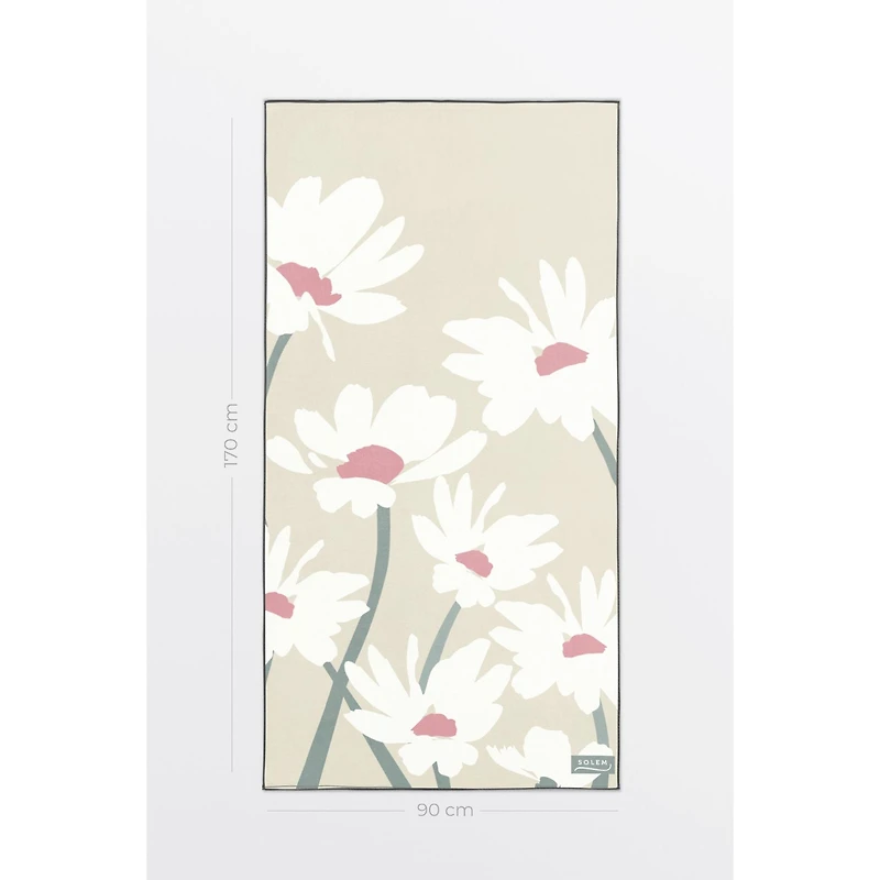 Microfiber Breezy Marguerite Bath Towel