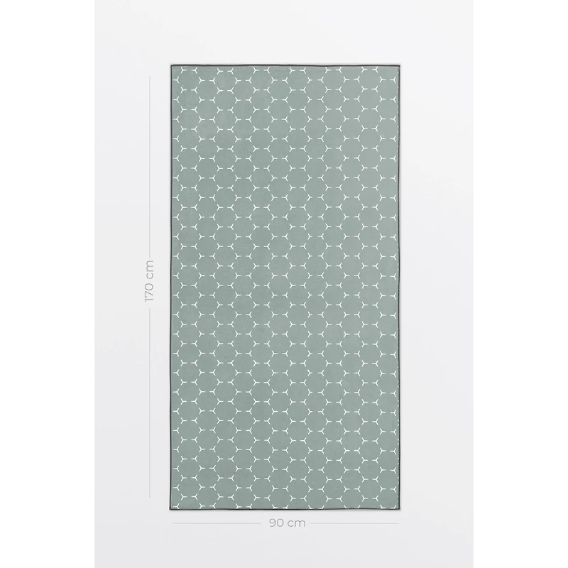 Microfiber Breezy Marguerite Bath Towel - Sage