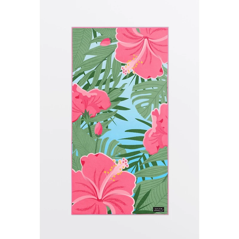 Microfiber Beach Towel - Island Blooms